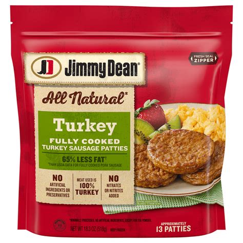 Jimmy Dean Sausage Patties Turkey 183 Oz Delivery Or Pickup Near Me