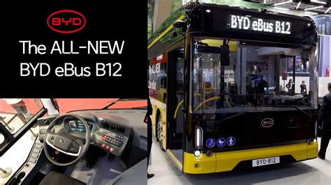 Byd The All New 12m Ebus In Busworld 2023 Youtube