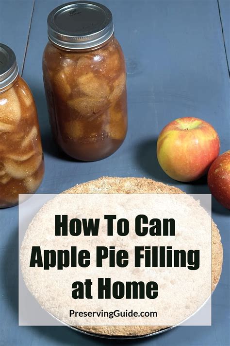 Canning Fresh Apple Pie Filling