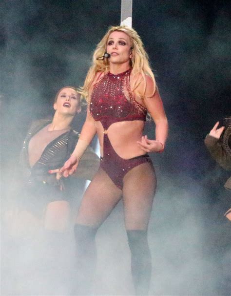 Britney Spears Performs On Piece Of Me Tour In Blackpool 09 01 2018