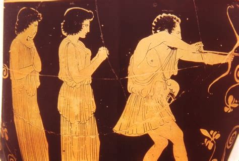 Odysseus Shoots The Suitors Visual Homer Ancient