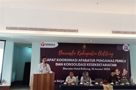 Bawaslu Belitung Buka Pendaftaran 49 PKD Pemilu 2024 ANTARA News