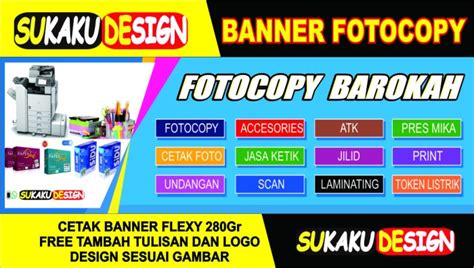 Detail Contoh Banner Fotocopy Dan Atk Koleksi Nomer