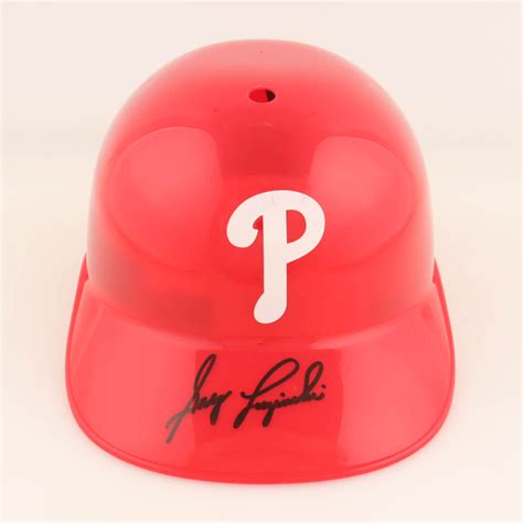 Greg Luzinski Signed Phillies Full Size Batting Helmet Schwartz