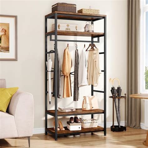 Yitahome Coat Rack Stand With Shoe Storage Floorstanding Hall Tree