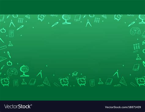 Back to school background education banner Vector Image