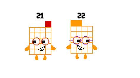 Pixilart - le fanmade numberblocks 21 and 22 (i swear im not a chi by ...