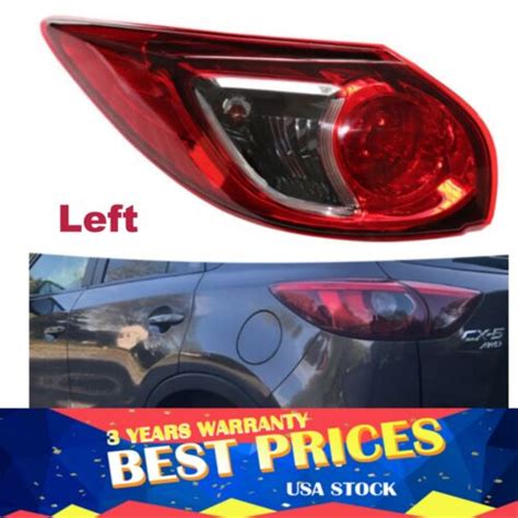 Fit For 2013 2016 Mazda CX 5 Left Driver Side Halogen Tail Light Outer