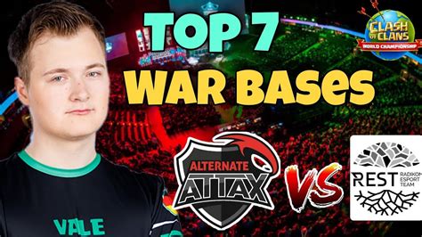 New Top 7 Th13 War Base With Link ATN ATTaX Vs REST Bases Clash Of