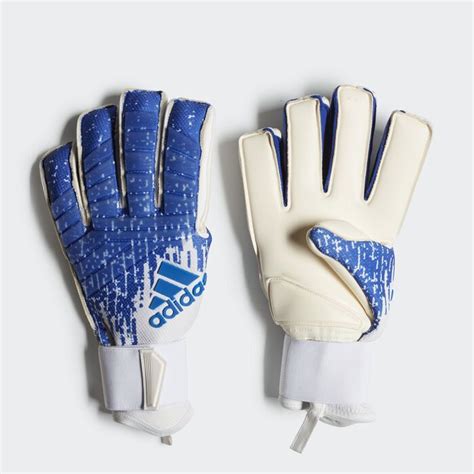 Predator Pro Fingersave Gloves Sports Gloves Gloves Blue Adidas