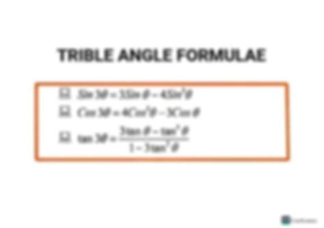 Solution Basic Trigonometry Formula Studypool