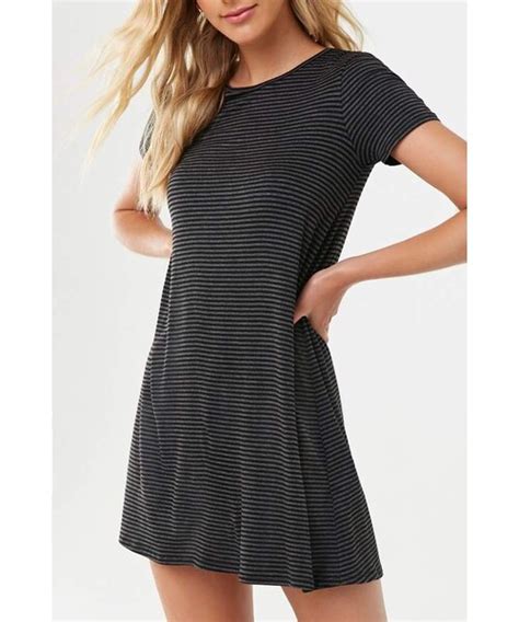 Forever 21（フォーエバー トゥエンティーワン）の「forever 21 Publik Striped T Shirt Dress