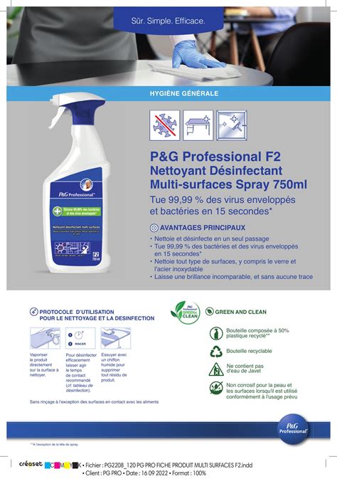 Fiche Produit Spray Multi Surfaces F Ml Pdf Docdroid