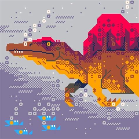 Davide Massarin On Instagram Paleoart X Textmode Pt Spinosaurus