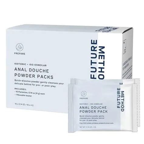 FUTURE METHOD LAUNCHES FIRST OF ITS KIND ANAL DOUCHE POWDER PACKS