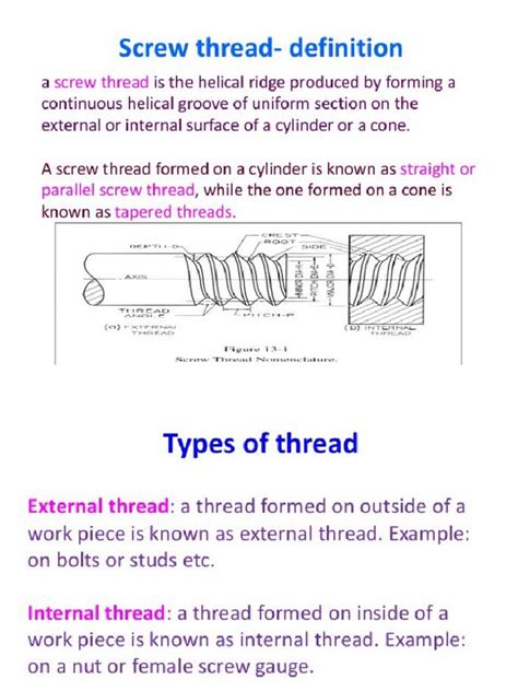 4-Screw Thread Measurement | PDF | Gear | Natural Philosophy