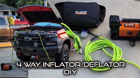 Diy 4 Way Tire Inflator Air Up Faster Youtube