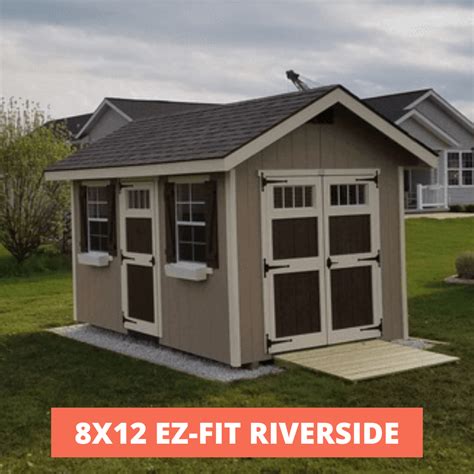 Outdoor Garden Sheds Ez Fit Riverside Shed Kit — Homestead Supplier