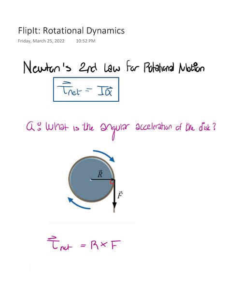 Flip It Rotational Dynamics Phys Flipit Rotational Dynamics