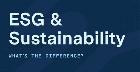 Esg And Sustainability Whats The Difference Urbanfootprint