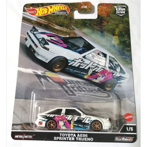 Hotwheels Premium Toyota Ae86 Sprinter Trueno 2022 Edition Shopee Malaysia