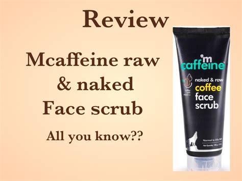 MCaffeine Naked Raw Coffee Face Scrub Zaivoo