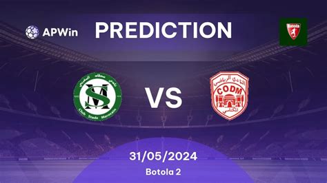 Prediction Stade Marocain Vs Codm Mekn S Botola