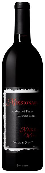 Naked Winery Missionary Cabernet Franc Vivino US
