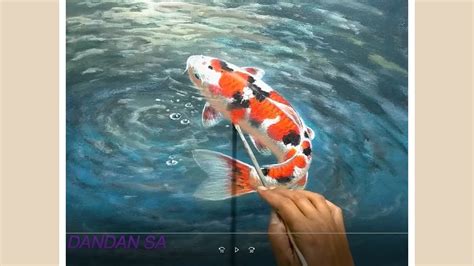 Cara Mudah Belajar Menggambar Melukis Ikan Koi By Dandan Sa Tutorial