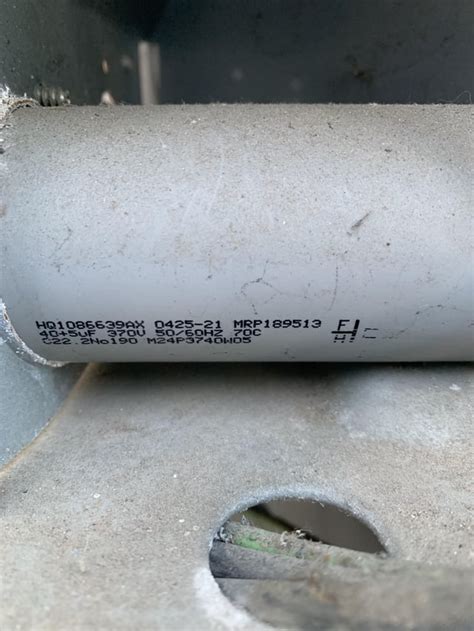 Help Identify my Replacement Capacitor : r/AirConditioners