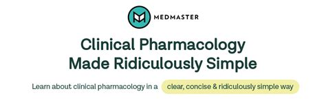 Clinical Pharmacology Made Ridiculously Simple Olson M D Ph D James