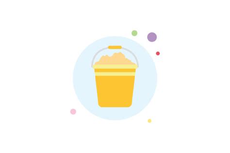 Beach Sand Bucket 3 Circle Bubble Icon Graphic By Goodmantisid