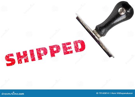 shipped stamp text stock photo image  concept custom