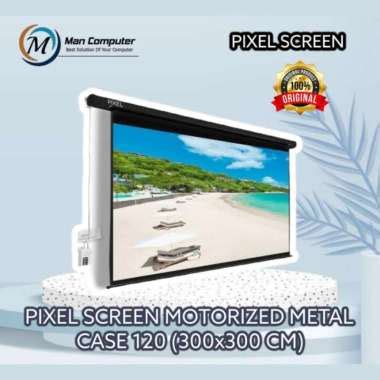 Jual Screen Projector Motorized Layar Proyektor Elektrik