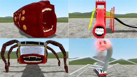 Train Eater Vs The Extra Slide Vs Bus Eater Vs Thomas The Tank Engine