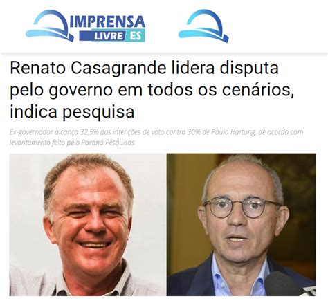 Imprensa Livre Es Divulga Pesquisa Realizada No Estado Do Esp Rito