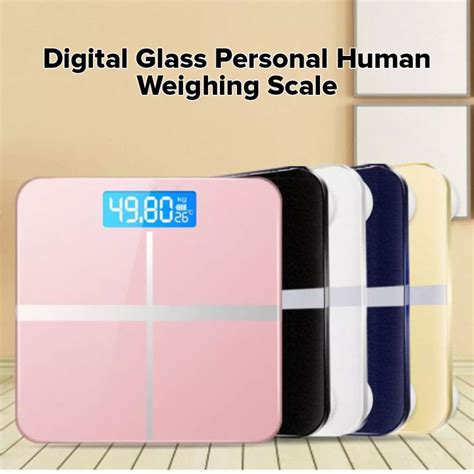 Luminance Digital Glass Personal Human Weighing Scale Thick Tempered