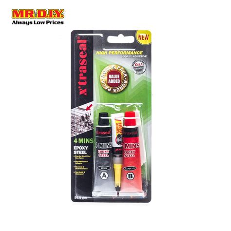 X Traseal Minutes Epoxy Steel Adhesive Set Pcs Shopee Malaysia