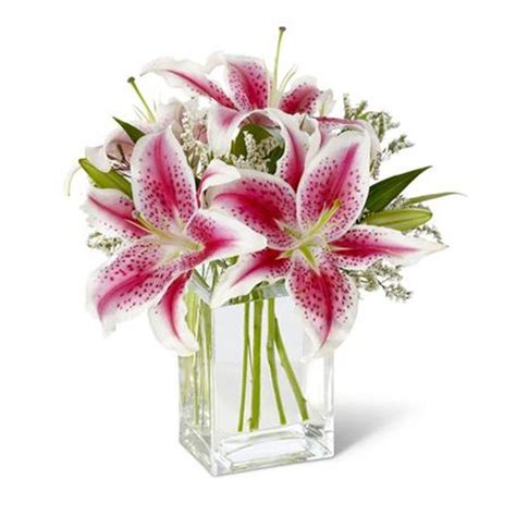 FTD Pink Lily Bouquet Pequannock Florist | Bill's Arrangement