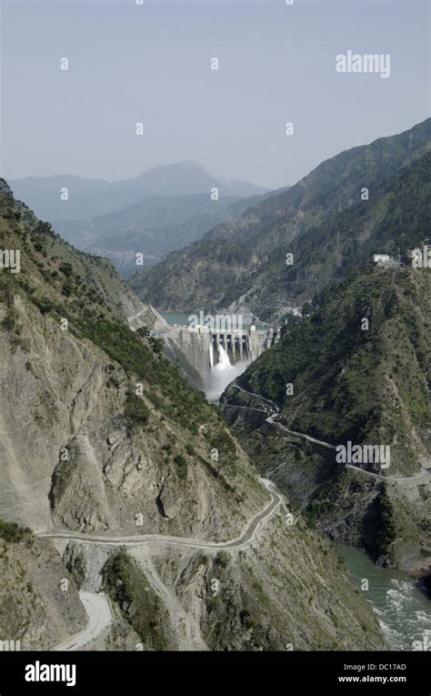 Baglihar dam on Chenab river. Known as Baglihar Hydroelectric Power Project, Jammu & Kashmir ...