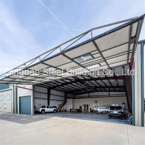 Prefabricated Steel Structure Aircraft Hangar Commercial Steel