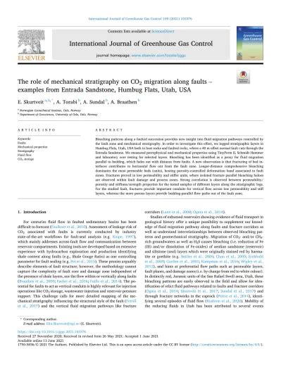 The Role Of Mechanical Stratigraphy On CO2 Migration Along Faults