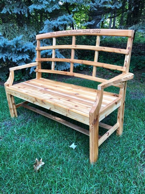 Personalized Garden Bench | The Workbench