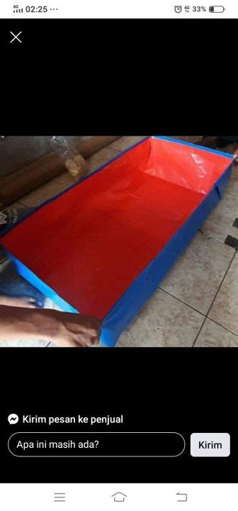 Terpal Kolam Ikan Ukuran 100x50x50 Type A5 Korea Lazada Indonesia