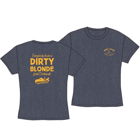T Shirt Dirty Blonde Men S Nine Locks Brewing Company
