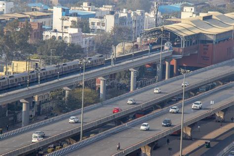 Aerial View of Cityscape in Delhi, India Editorial Photography - Image ...