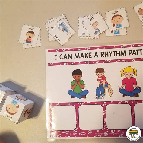 Body Percussion Rhythm Patterning Pre K Printable Fun