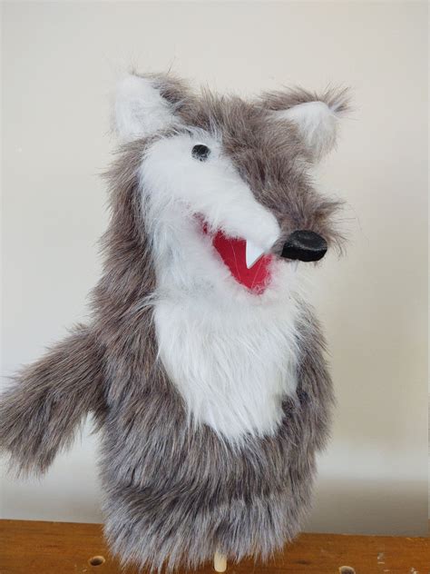 Big Bad Wolf Puppet - Etsy