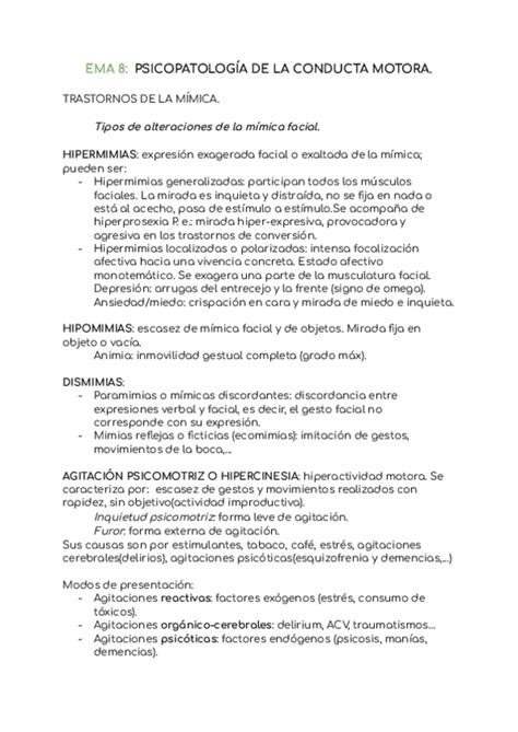 Tema Psicopatologia Pdf