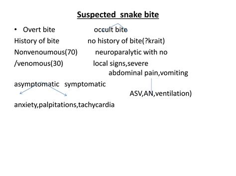 Snake Bite Asv Protocols And Management Antisnake Venom Ppt